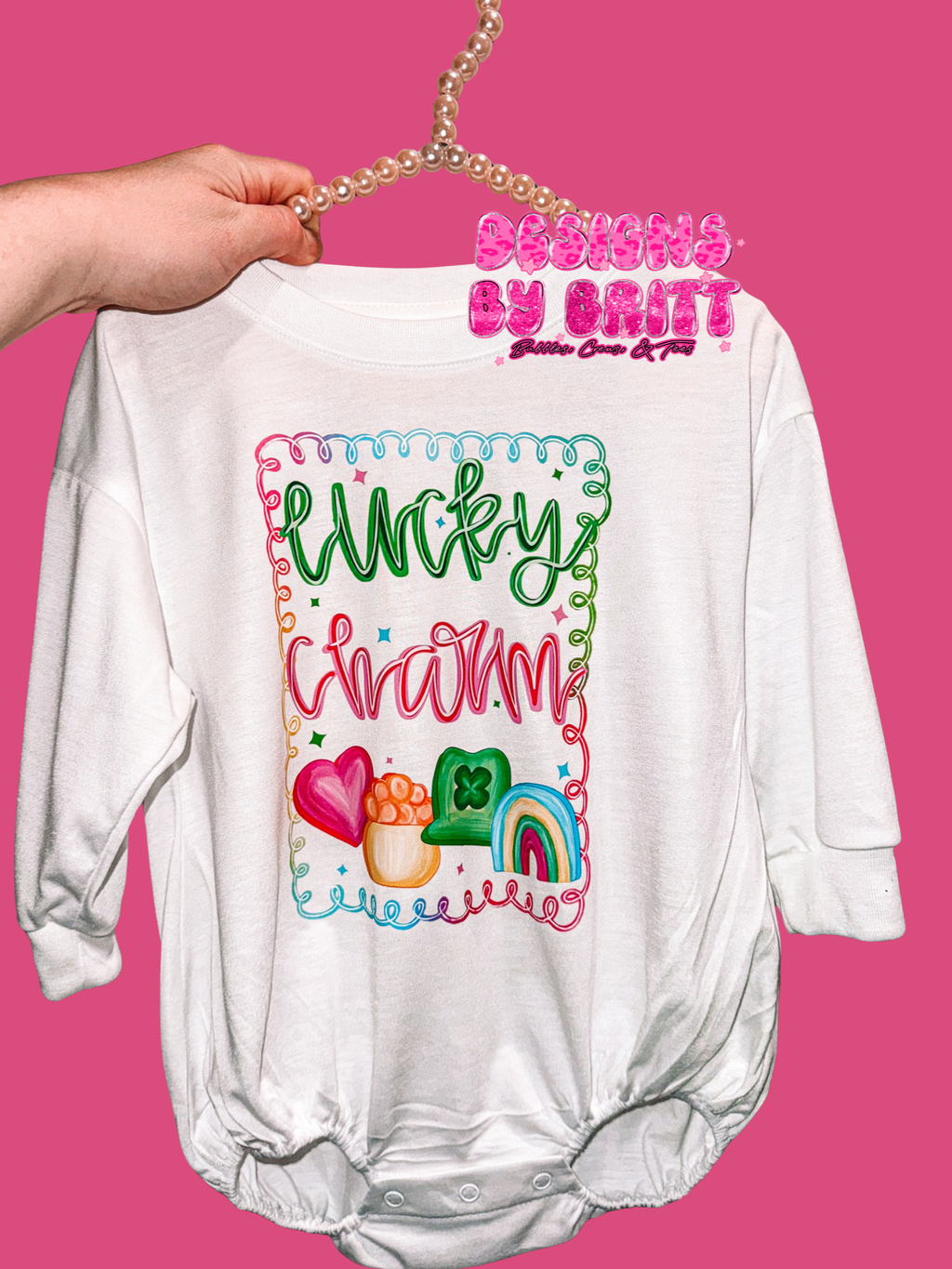 Lucky Charm Long Sleeve Polyester Bubble