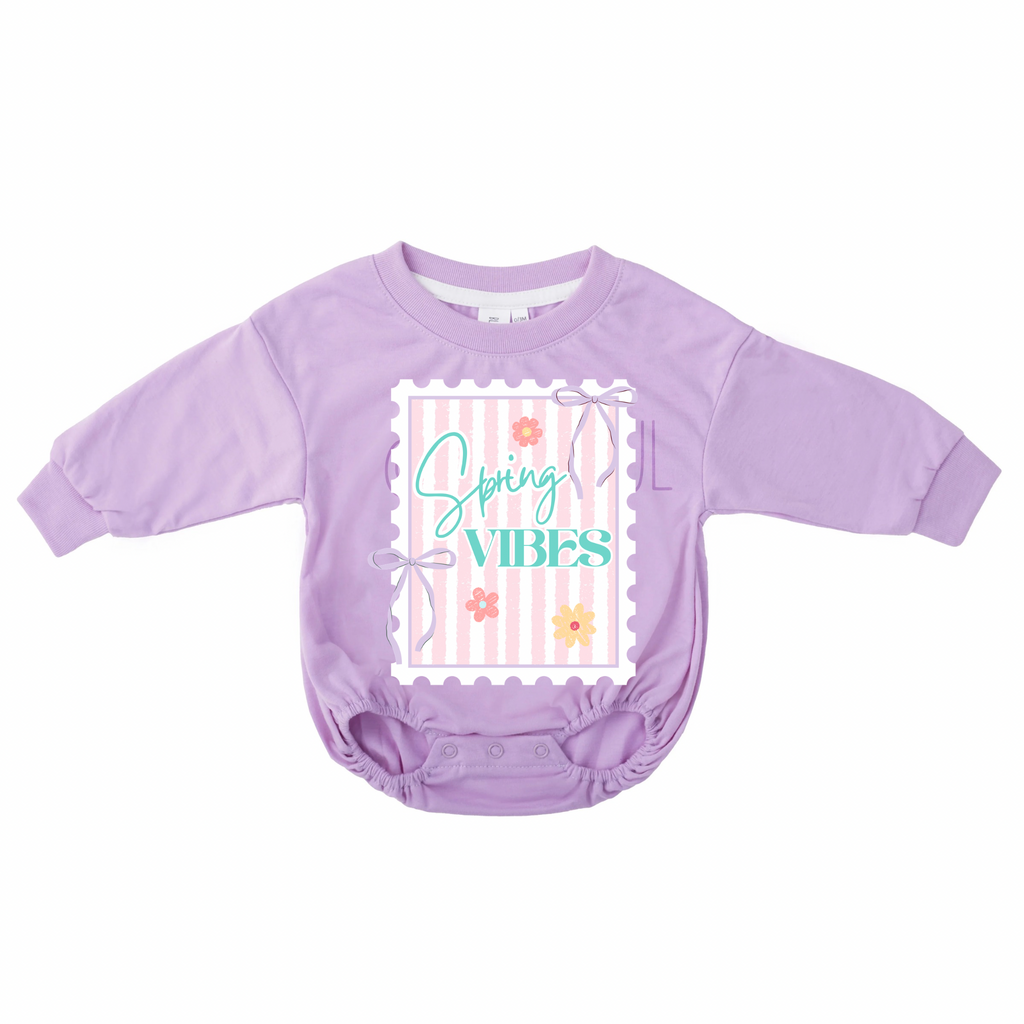Spring Vibes Long Sleeve Sweater Bubble