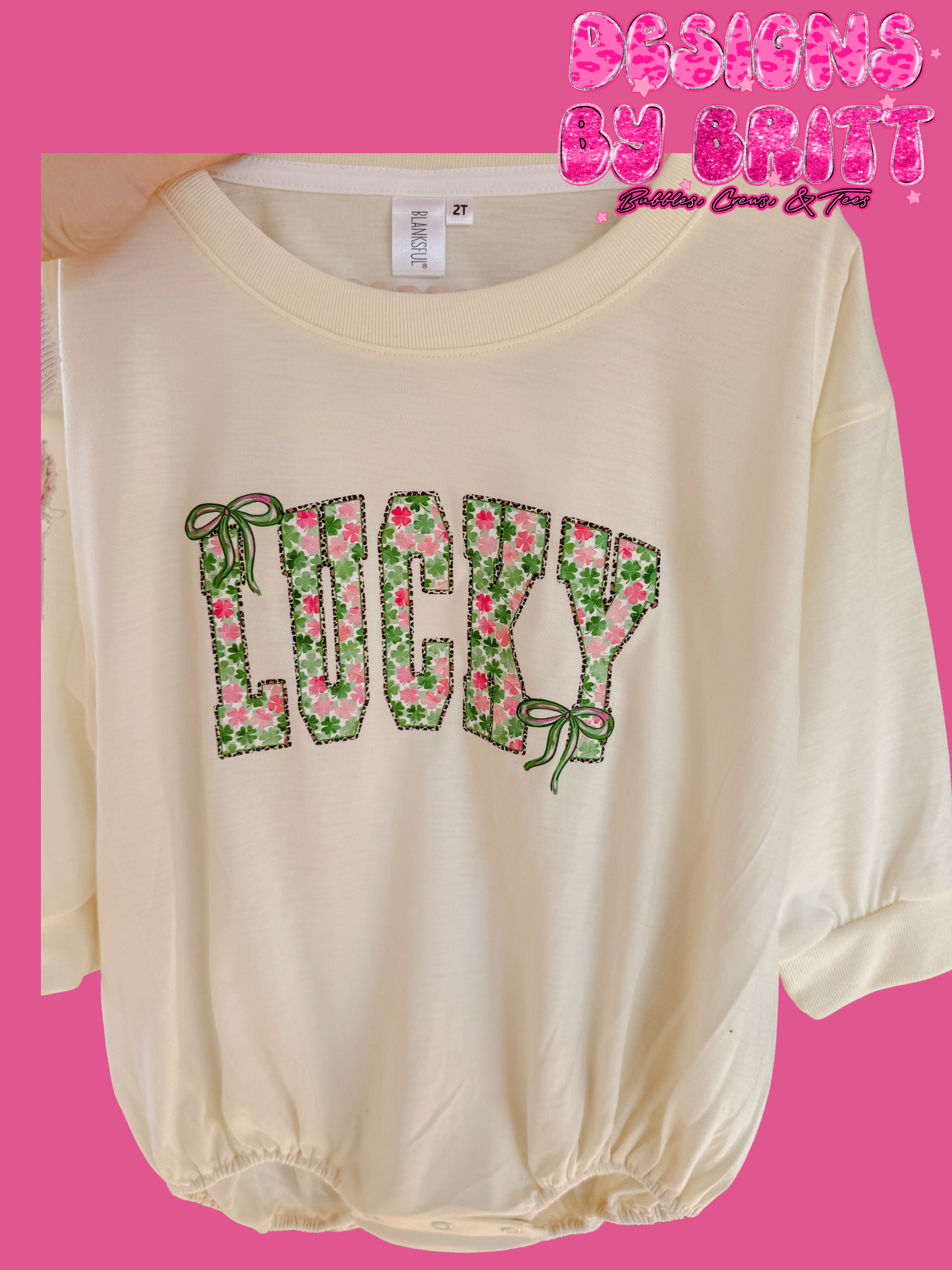 Lucky Long Sleeve Polyester Bubble