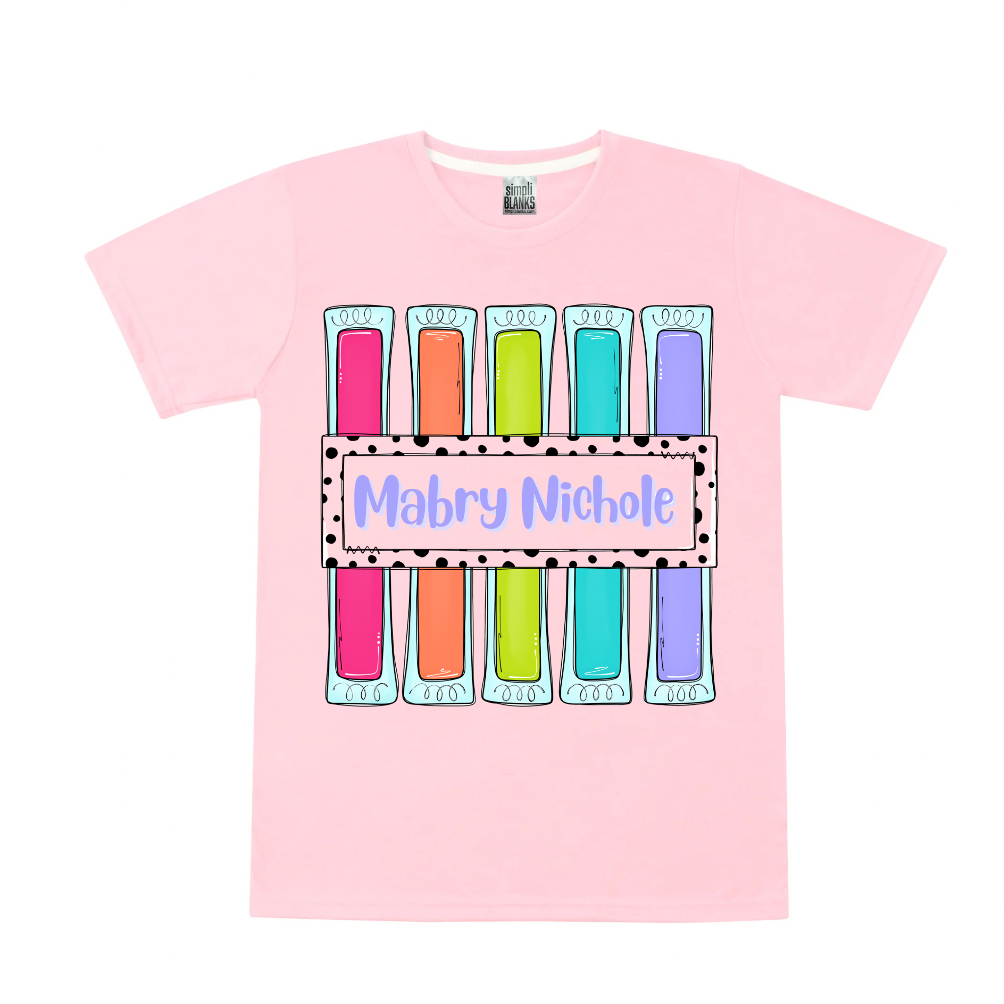 Popsicle Custom Name Tee