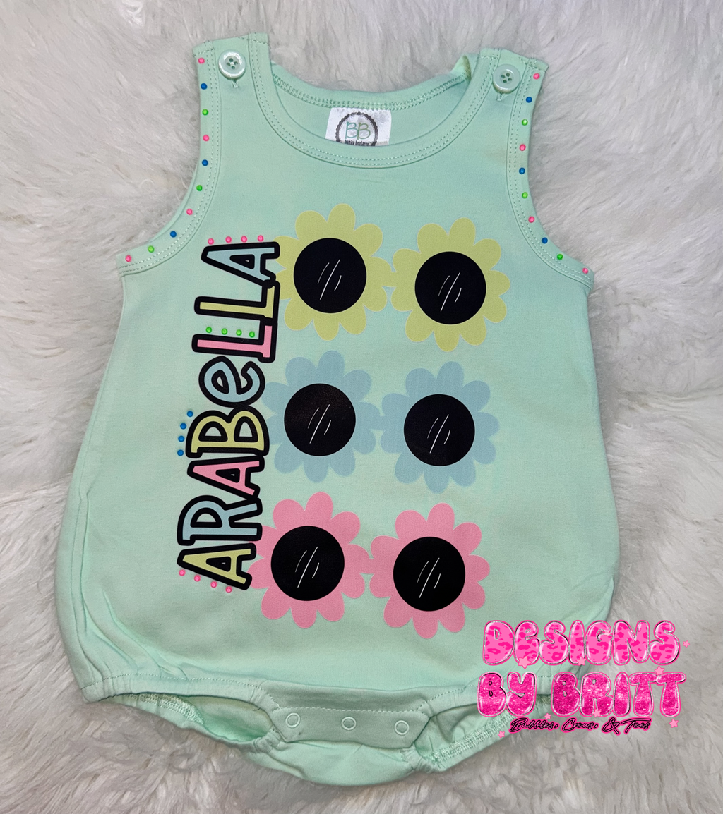 Sunnies Custom Name SS Bubble