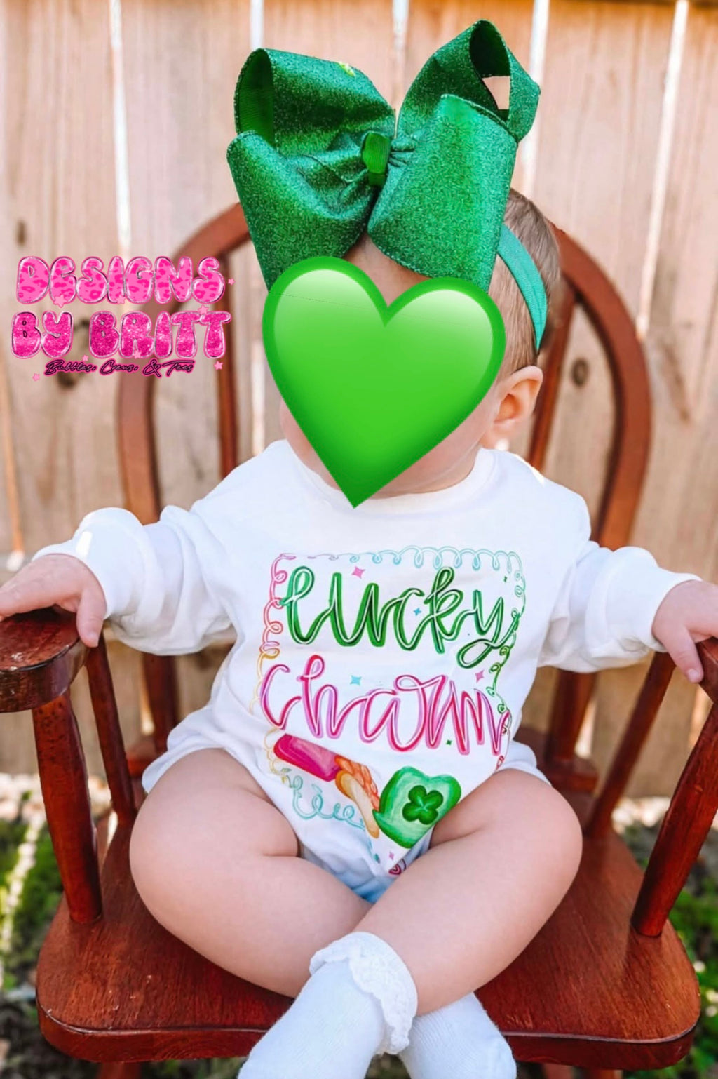 Lucky Charm Long Sleeve Polyester Bubble