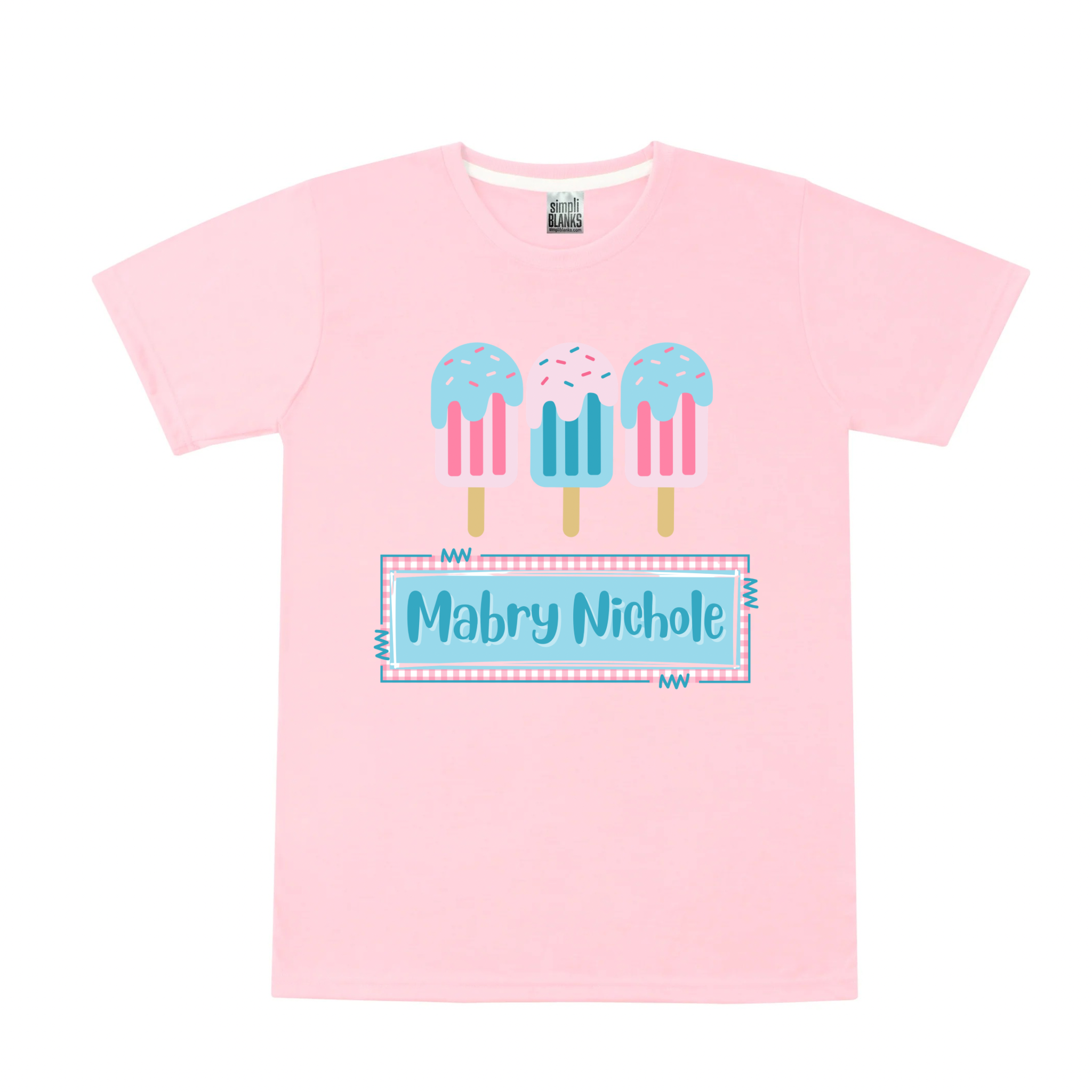 Popsicle Custom Name Tee