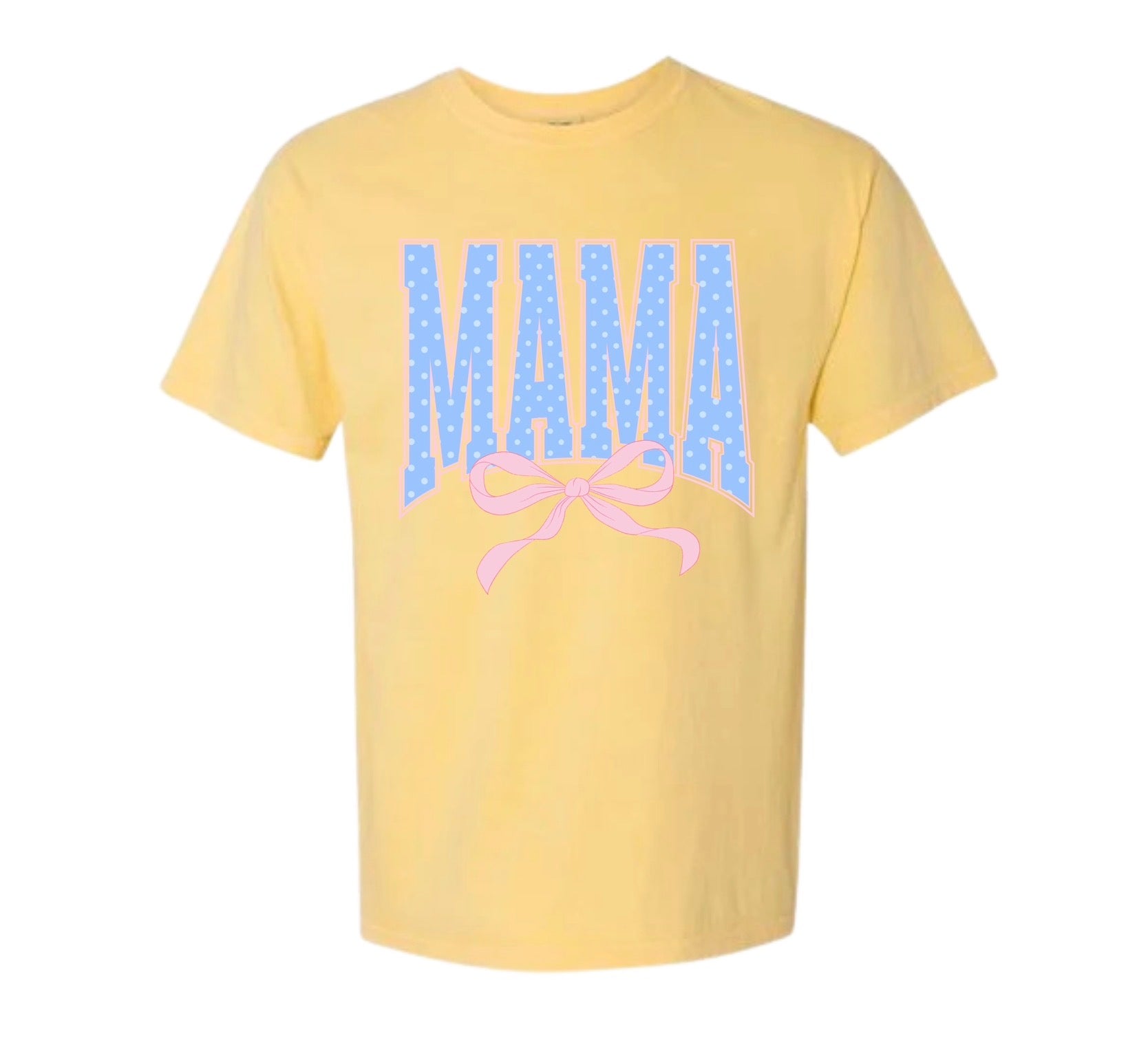 Mama Blue polkadot Tee 💙