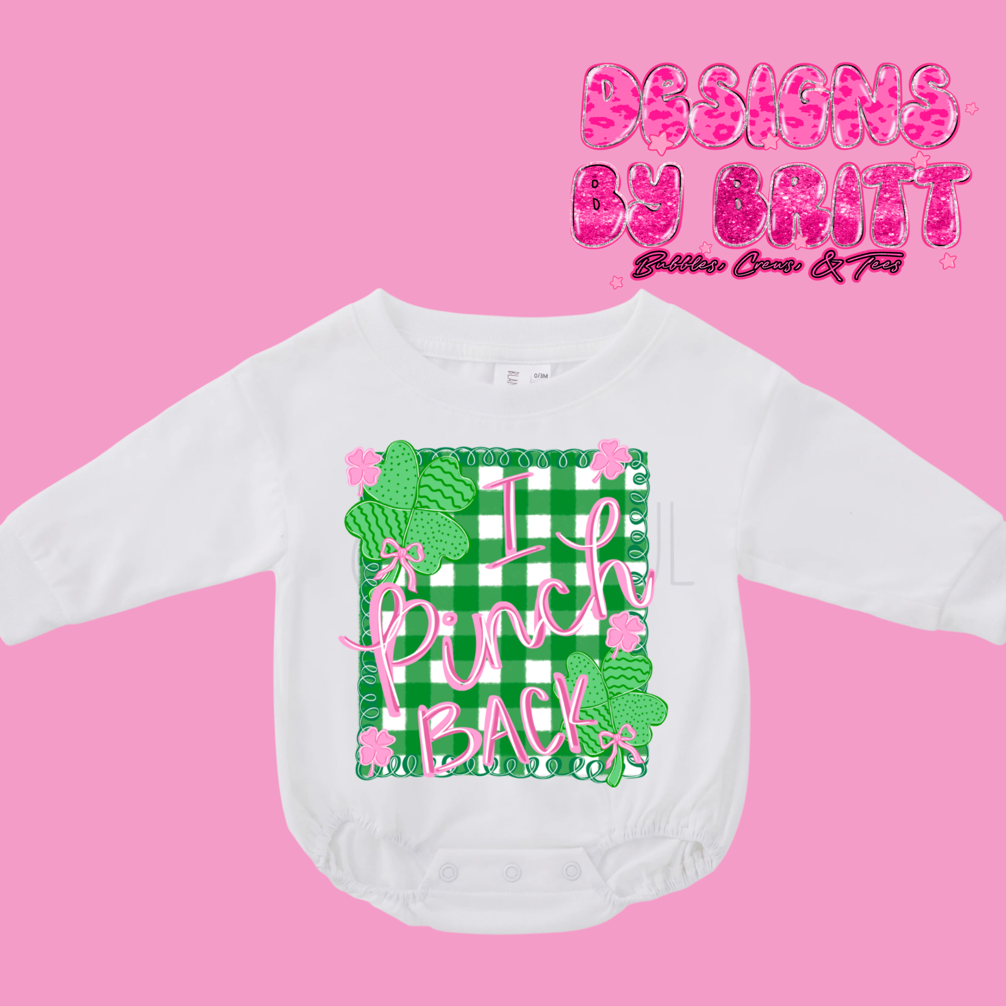 In Pinch Back Long Sleeve Polyester Bubble