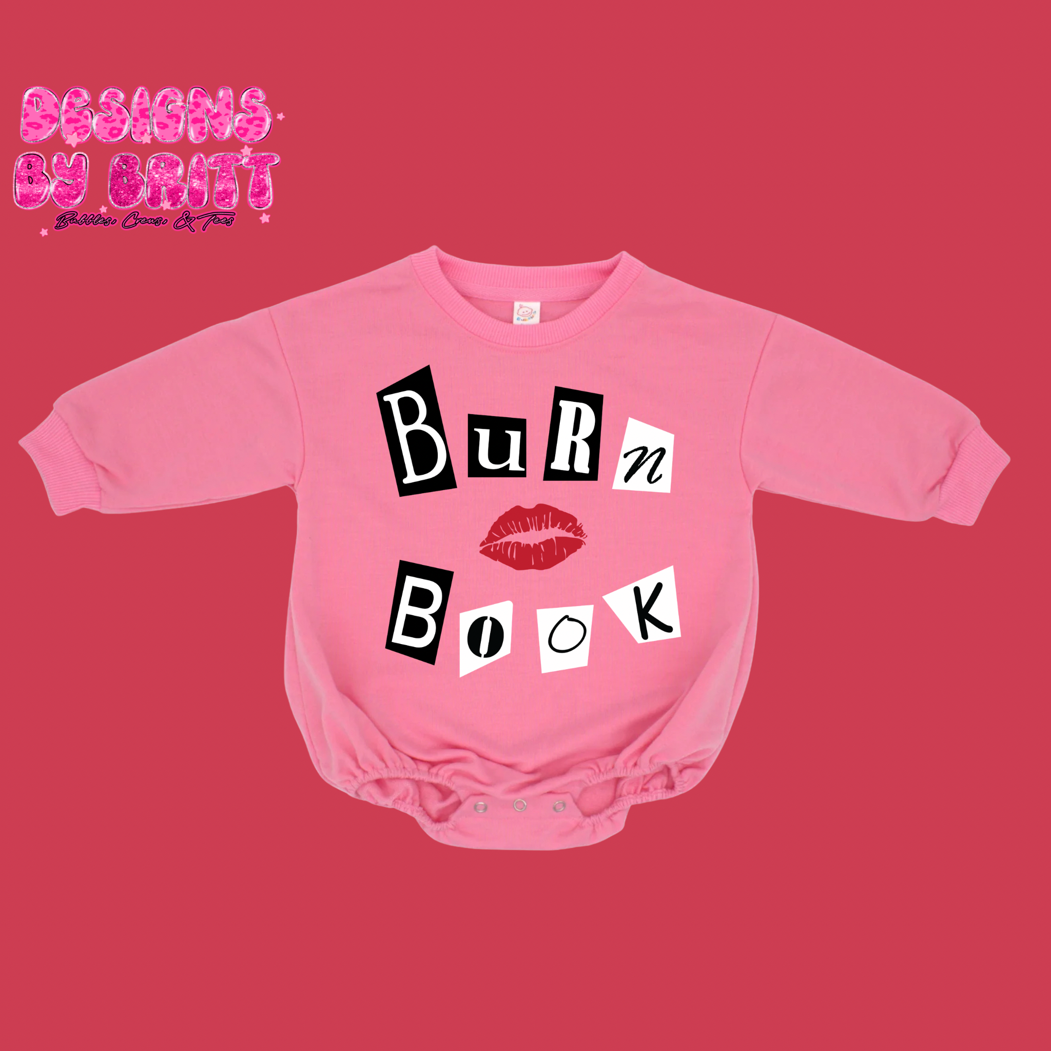 Burn Book Long Sleeve Polyester Bubble 💋