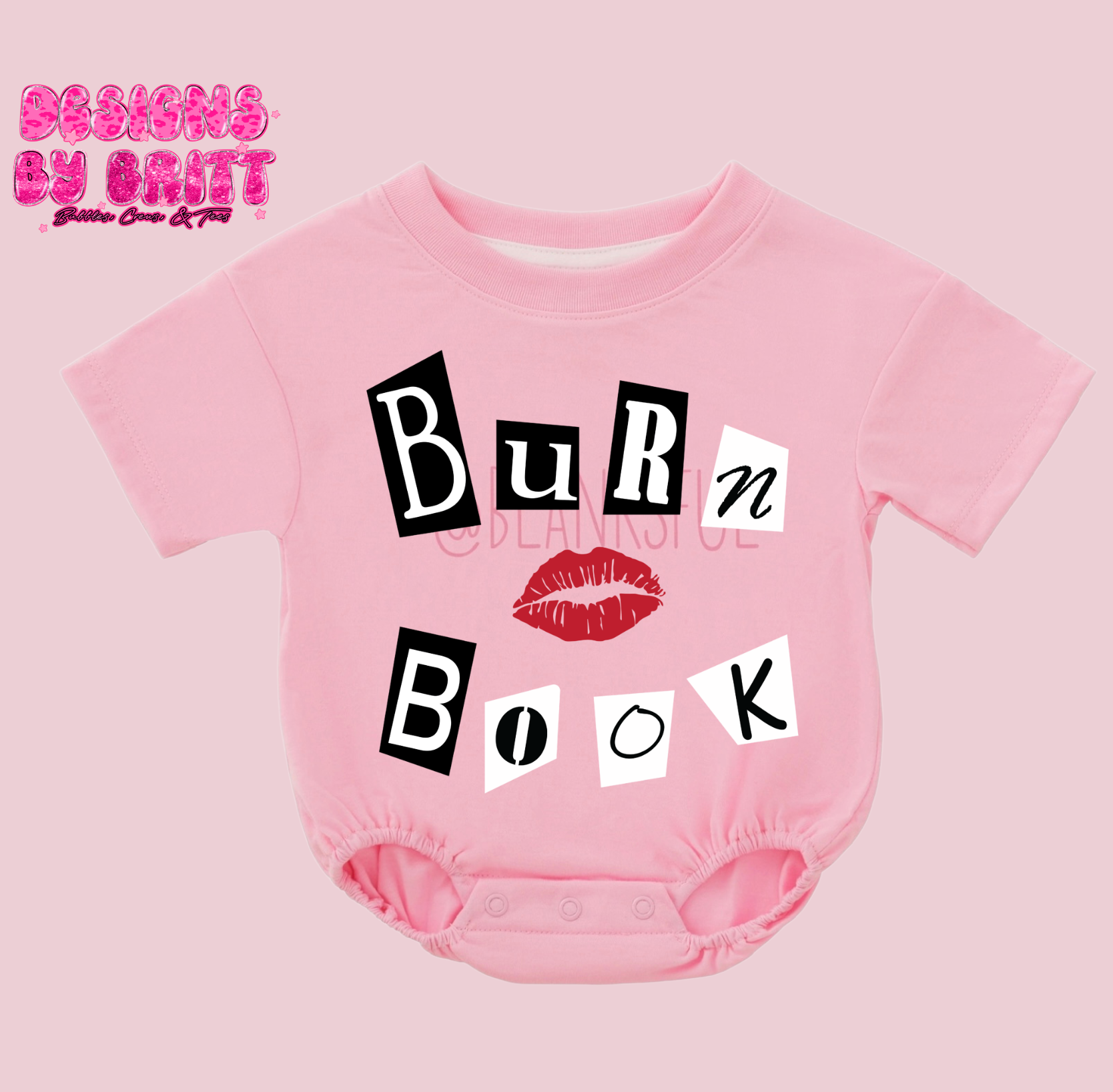 Burn Book Short Sleeve Bubble 💋