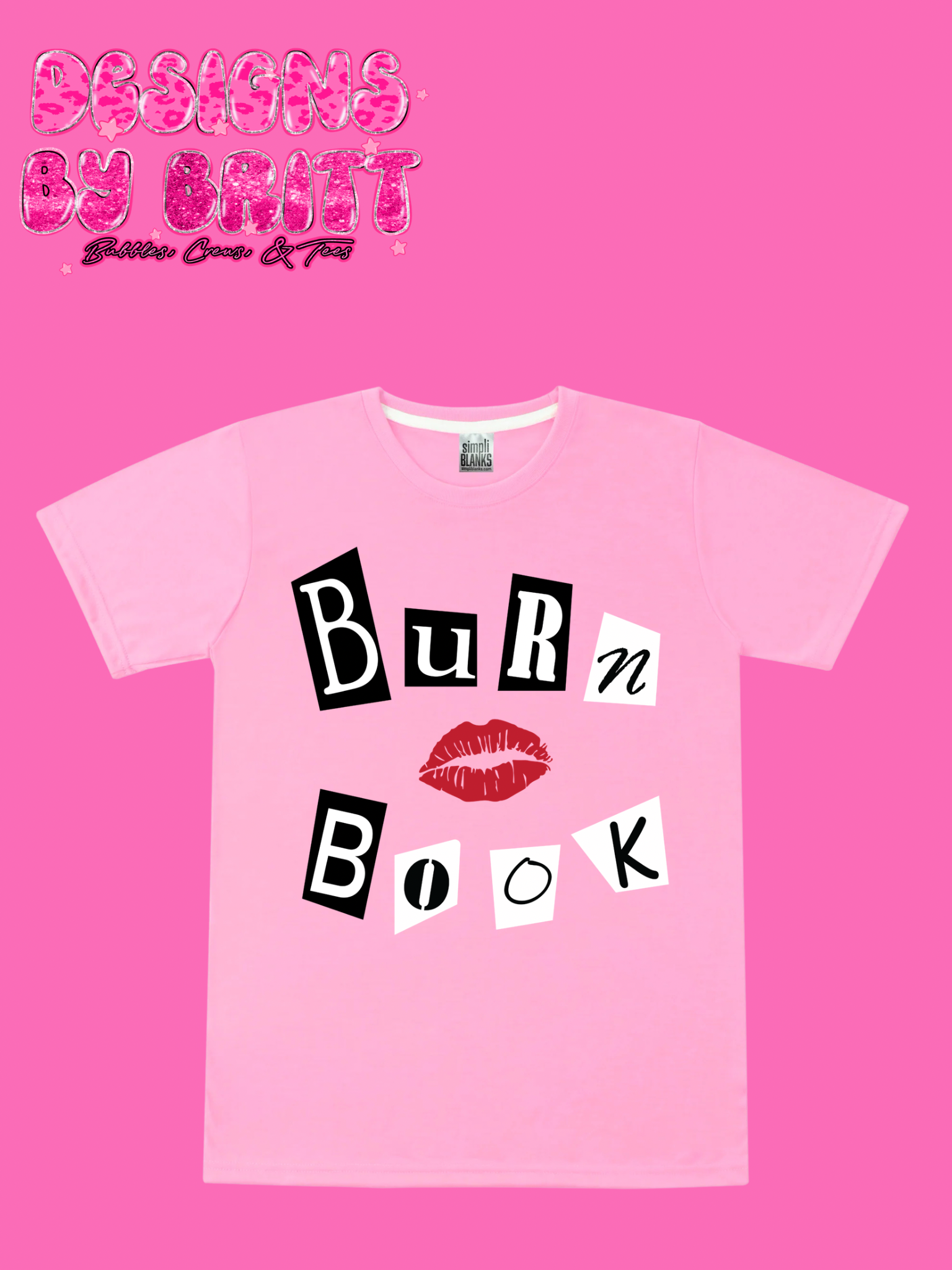 Burn Book Tee 🩷