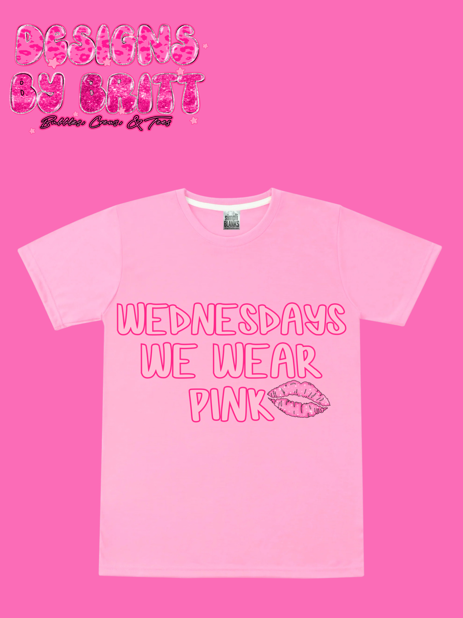 Wednesday’s We Wear Pink Tee 🩷