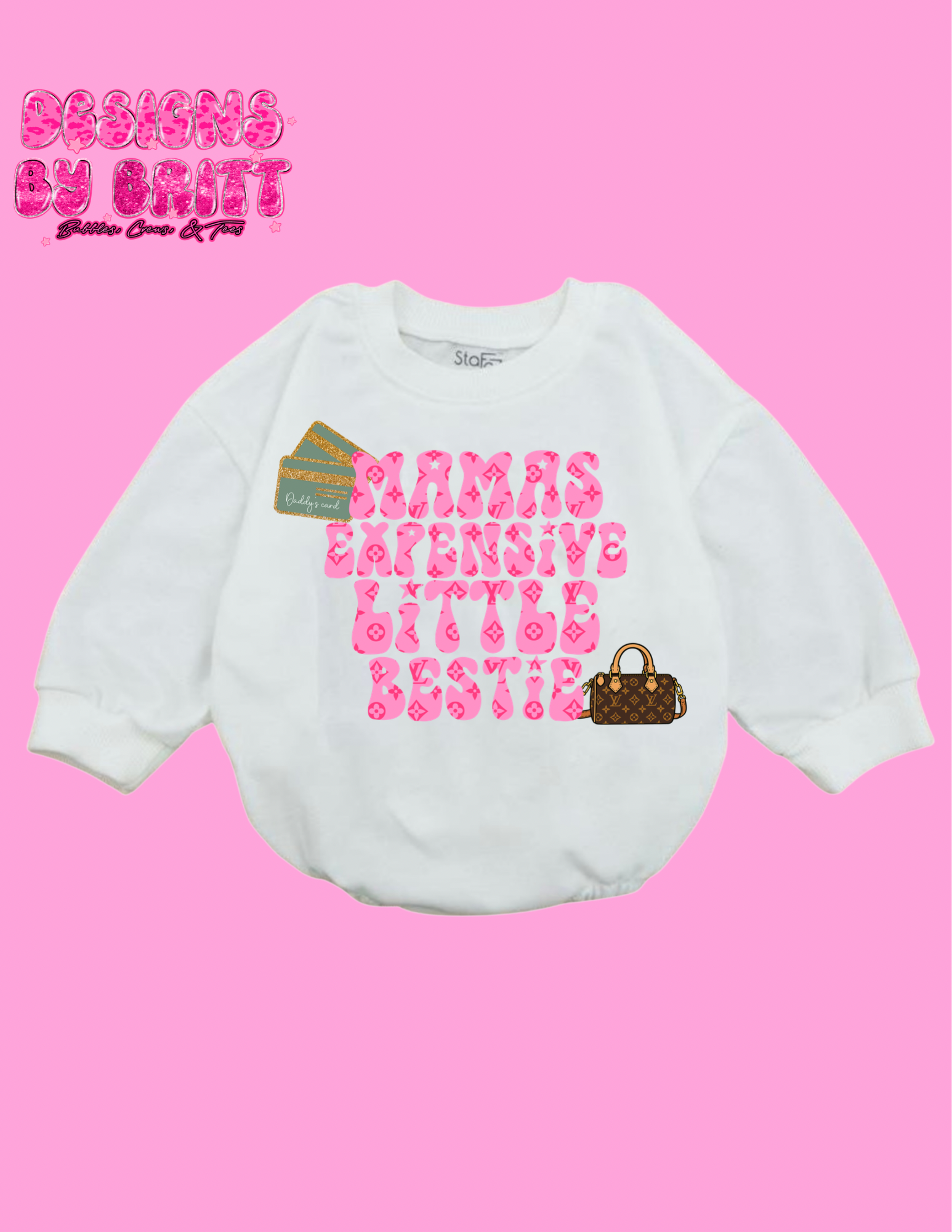 Mamas Expensive Little Bestie LS Polyester Bubble