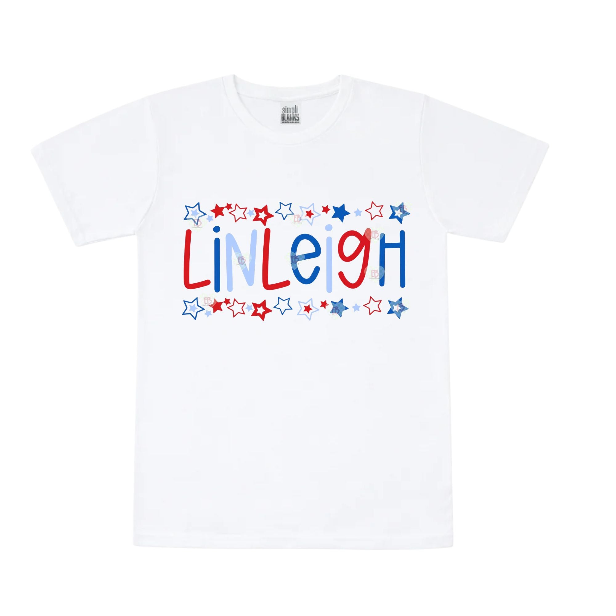 Star Custom Name Youth Tee