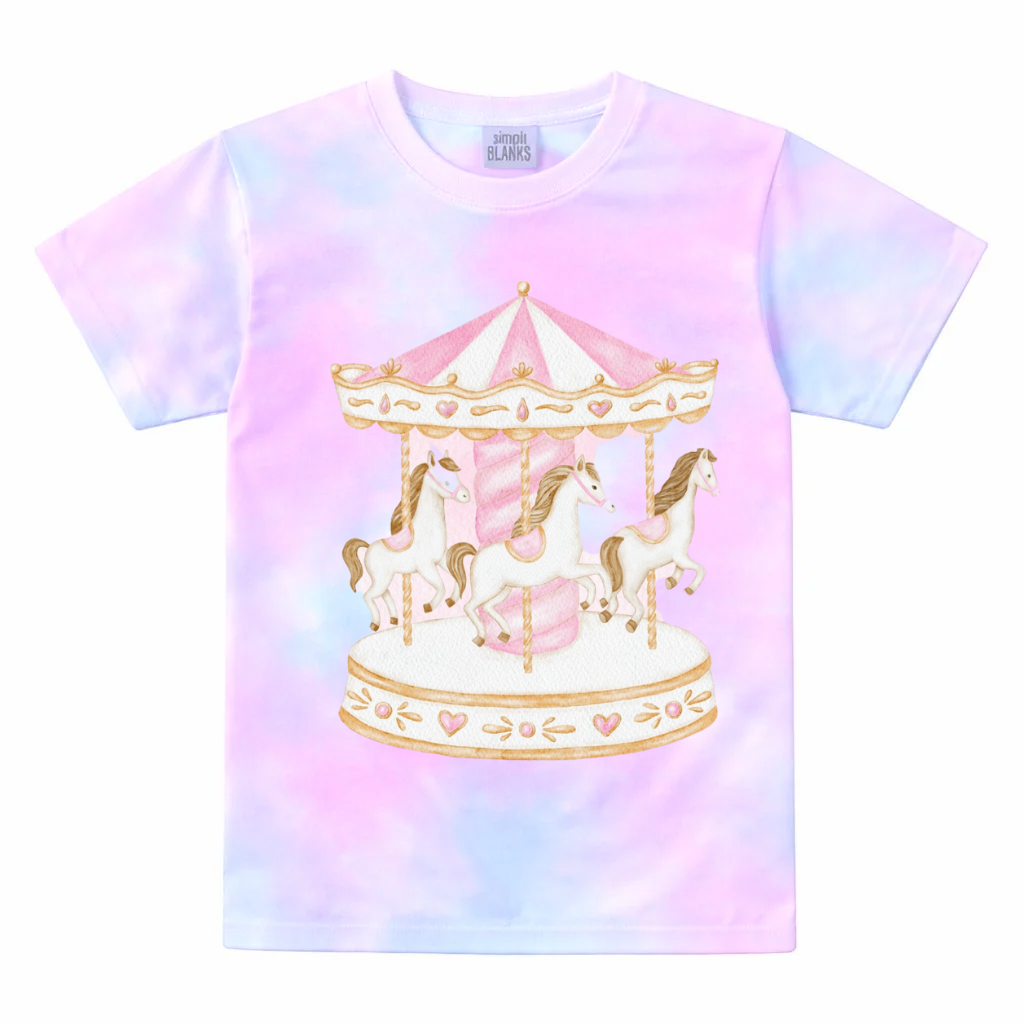 Cotton Candy Carousel Tee