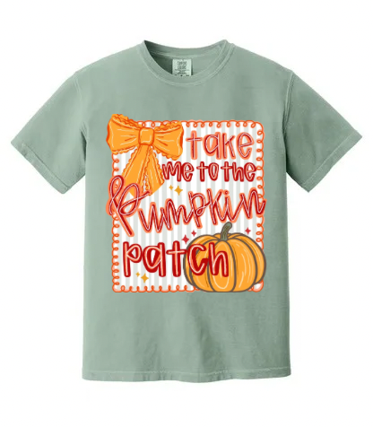 Take Me To The Pumpkin Patch Adult Tee