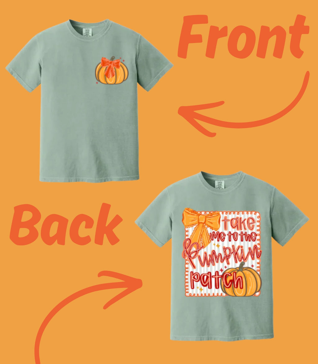 Take Me To The Pumpkin Patch Adult Tee