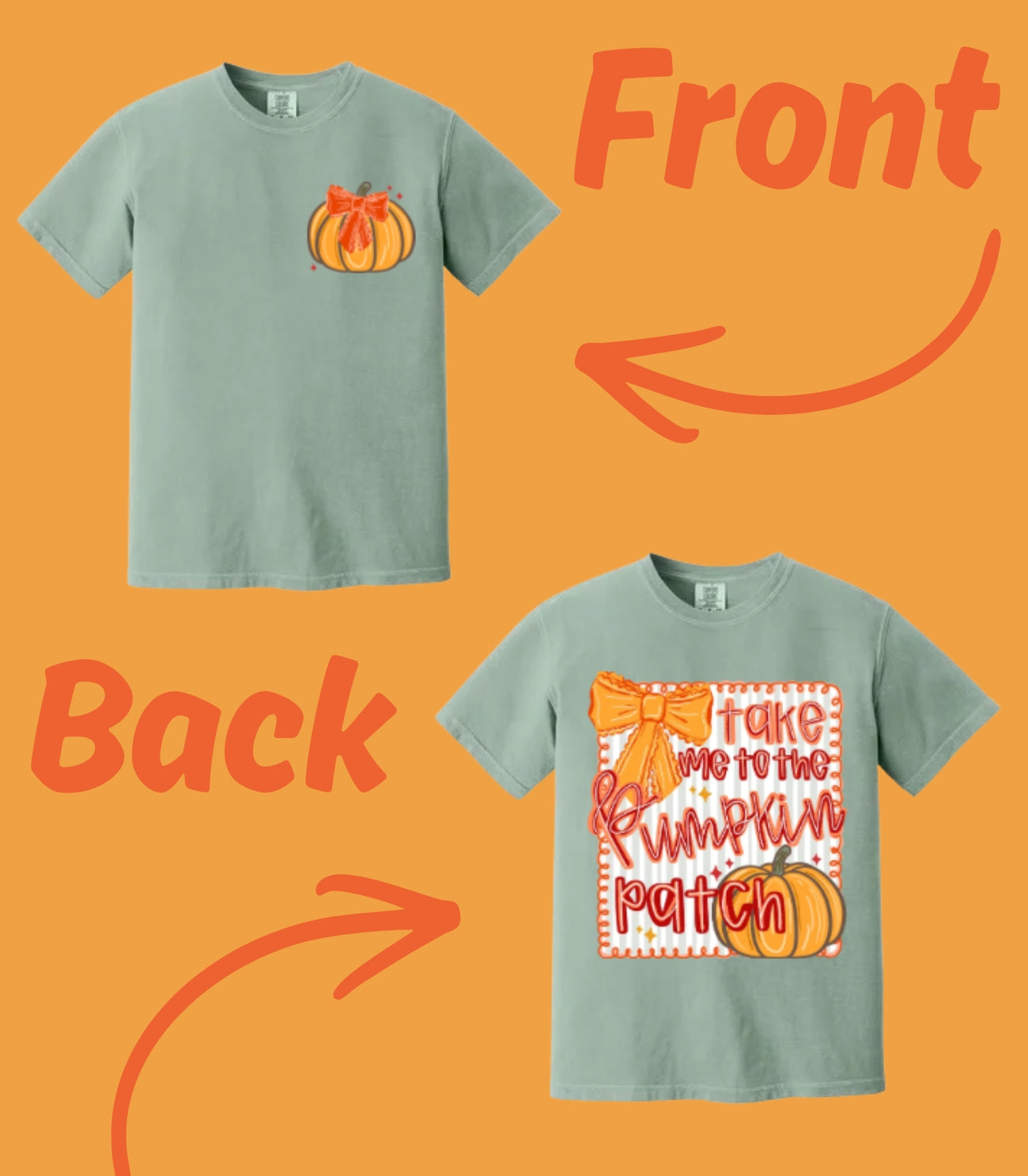 Take Me To The Pumpkin Patch Adult Tee