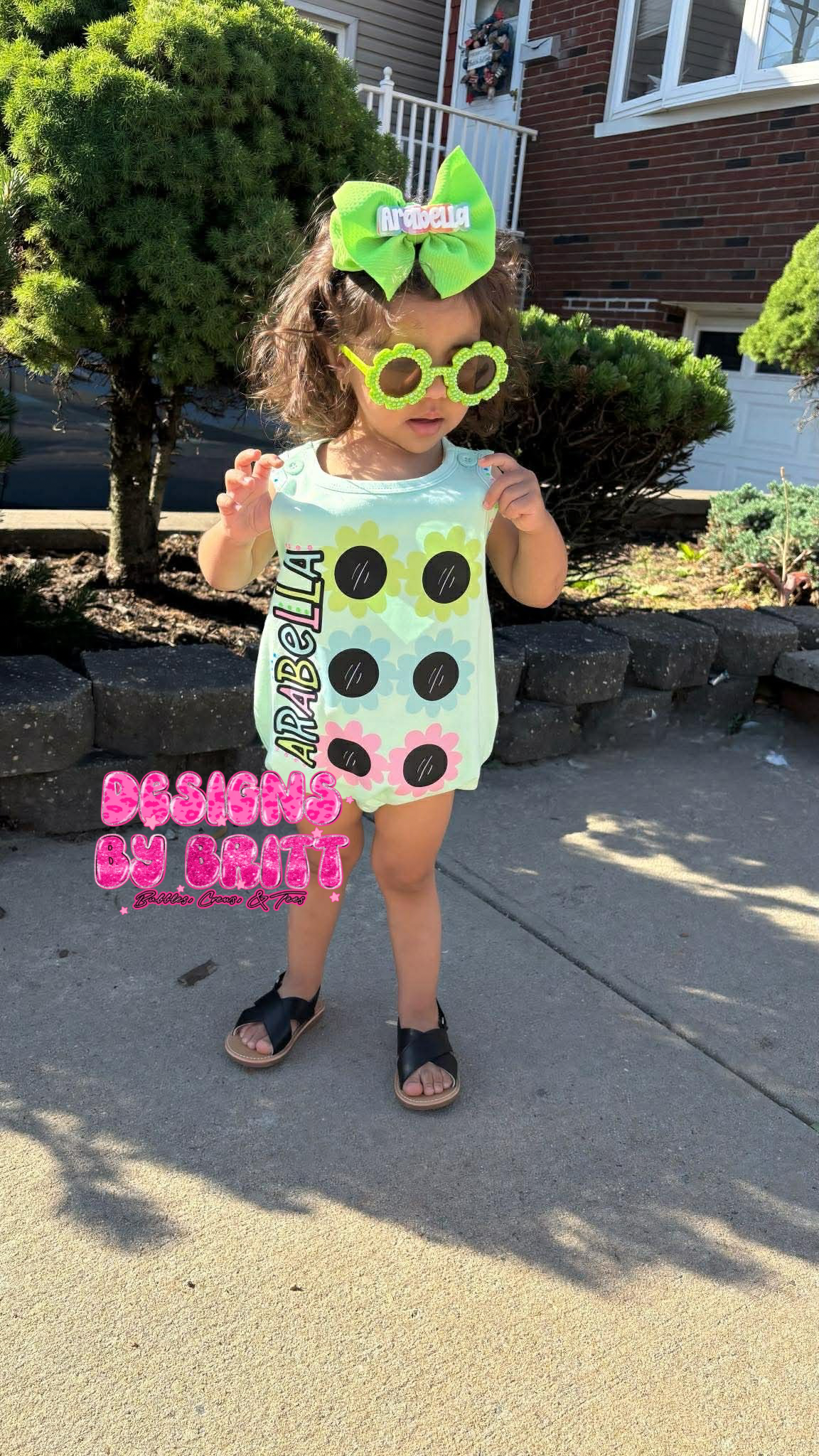 Sunnies Custom Name SS Bubble
