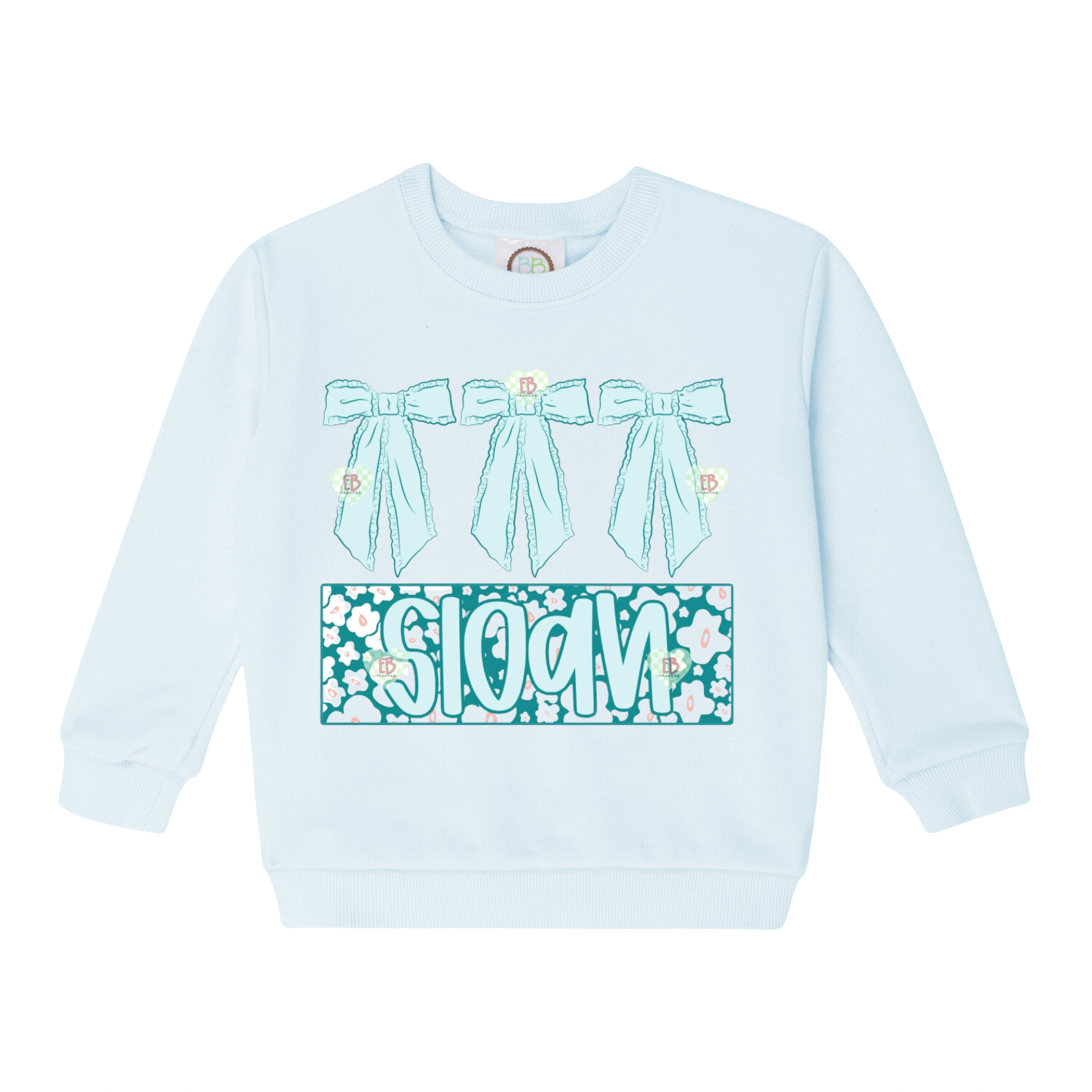 Spring Custom Name Crew Neck