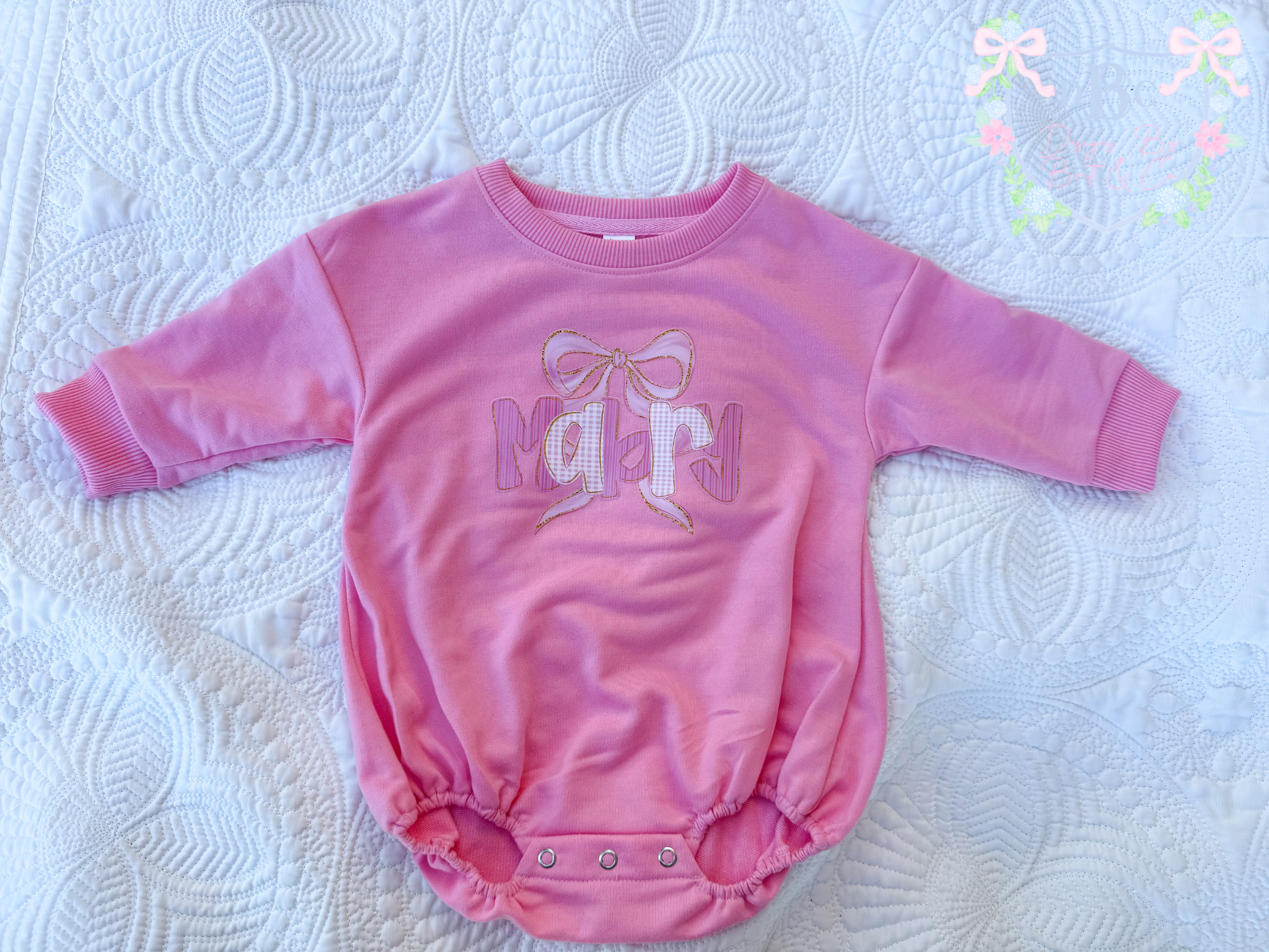Custom Name Short sleeve Bubble